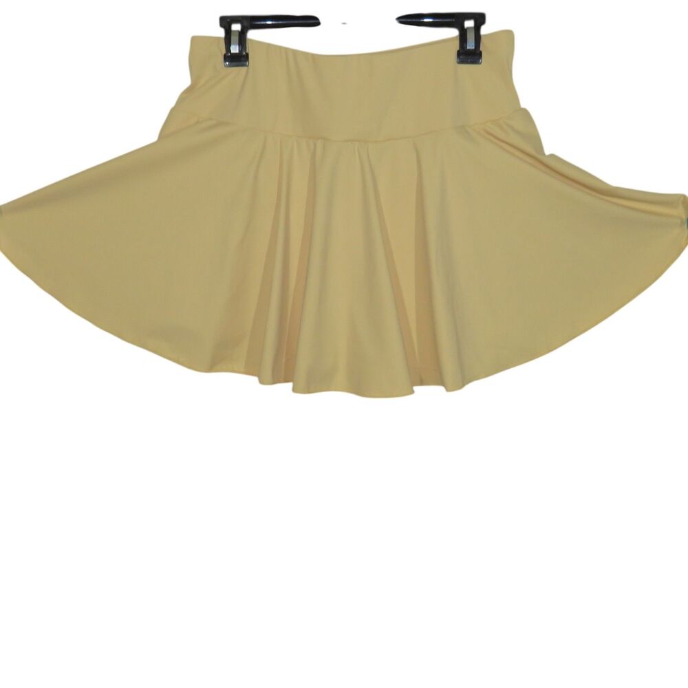 Halara SoftlyZero Airy Dusty Yellow Pull On Active Flare Skort Size XL
